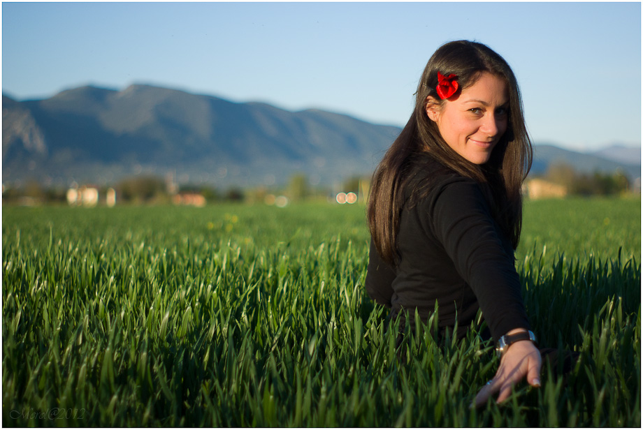 My sweet baby in the green 2