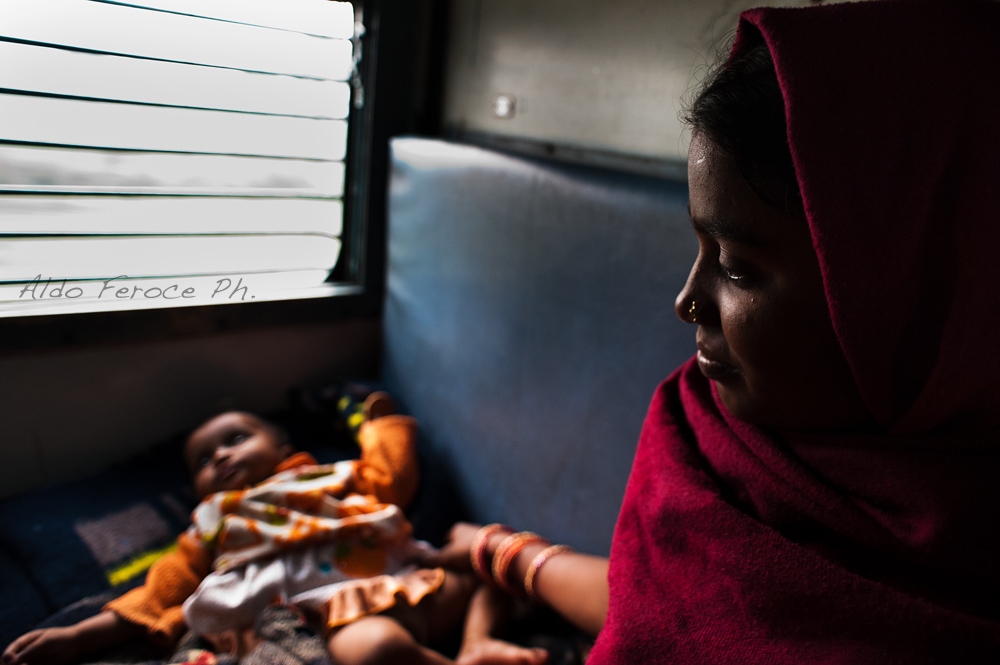 su quel treno per Agra
