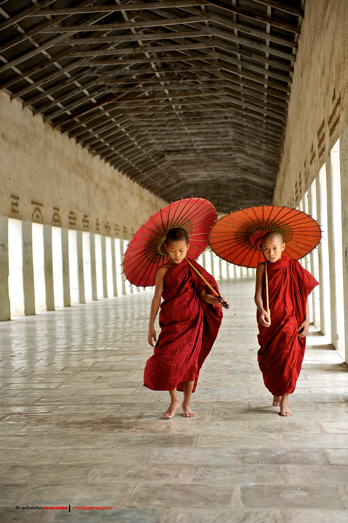 Young Monks in Burma