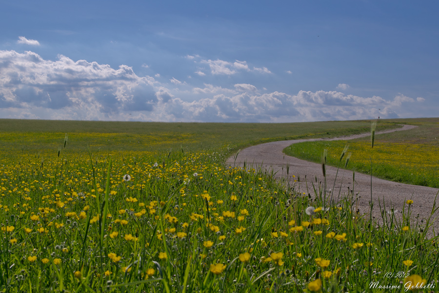 la strada verso le nuvole