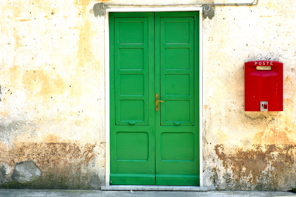 porta e cassetta delle lettere