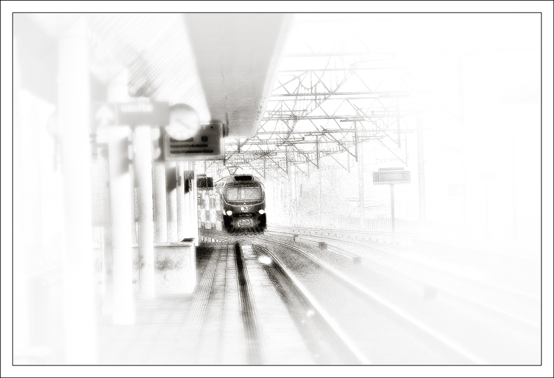 Il treno entra in stazione...