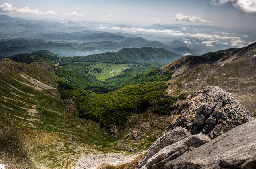 Panorama da Monte Meta