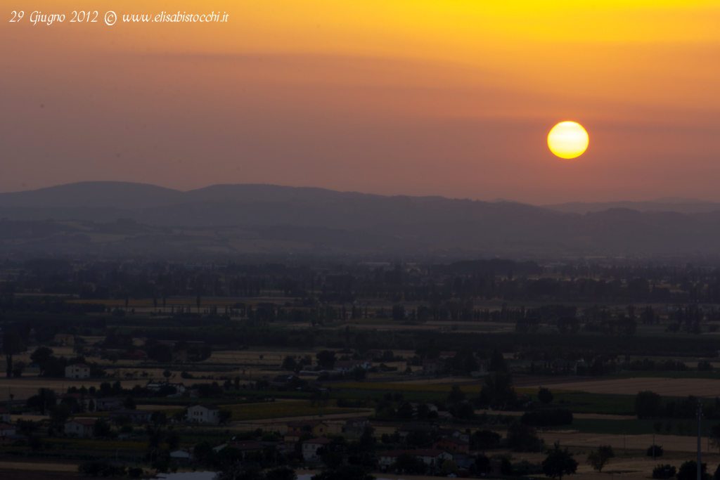 Tramonto sulla Valle Umbra!
