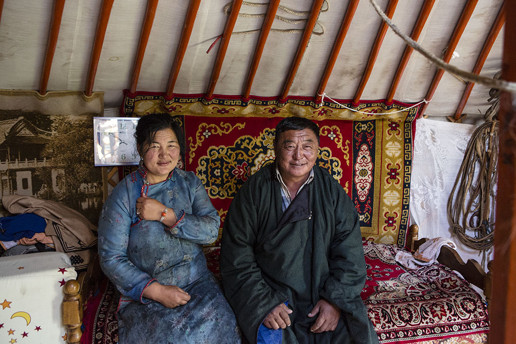 Mongolia interno di una ger