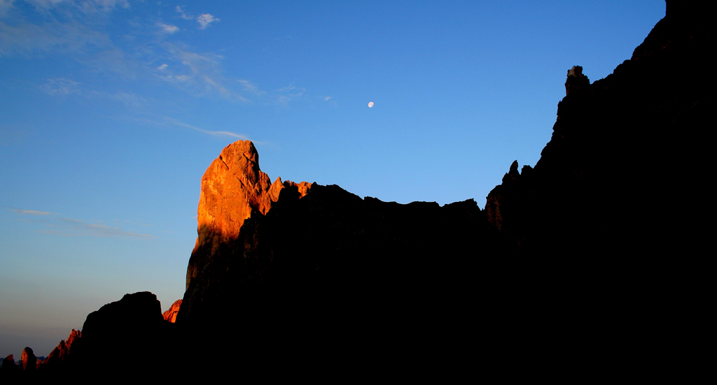 Tramonto sul sass Maor