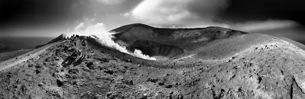 sulla cima di Vulcano (isole Eolie)