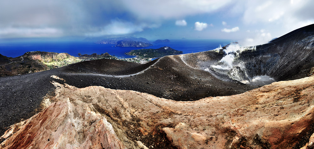 dalla cima di Vulcano