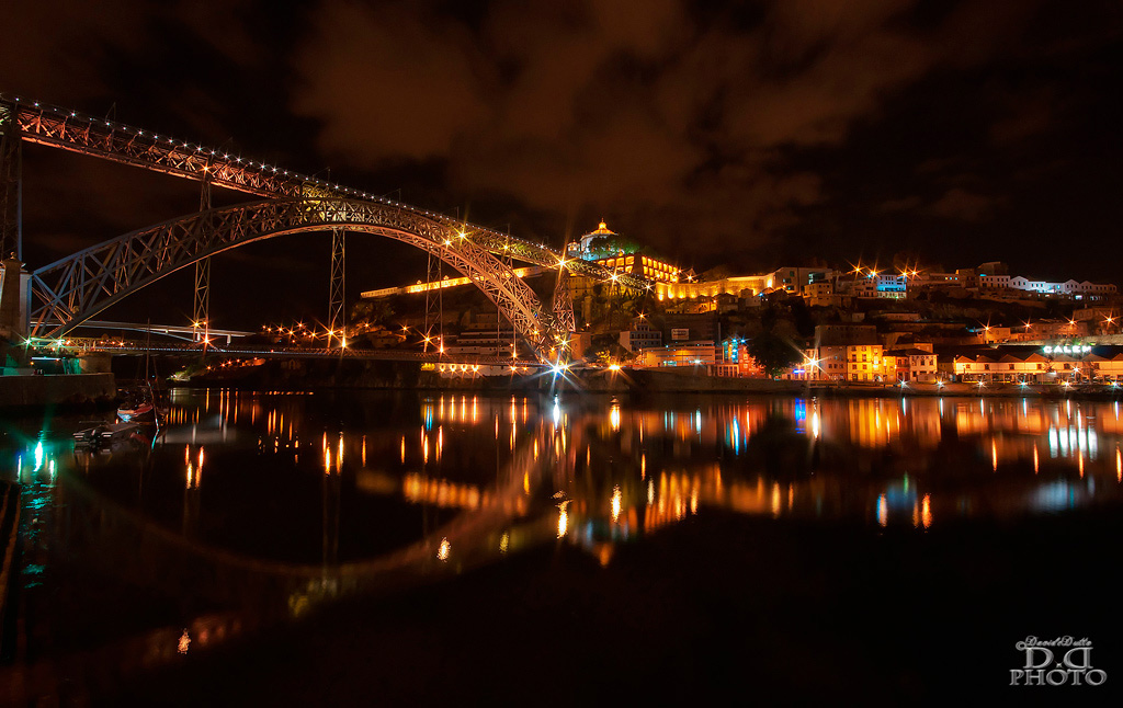 Ponte Dom Lu�s I by night