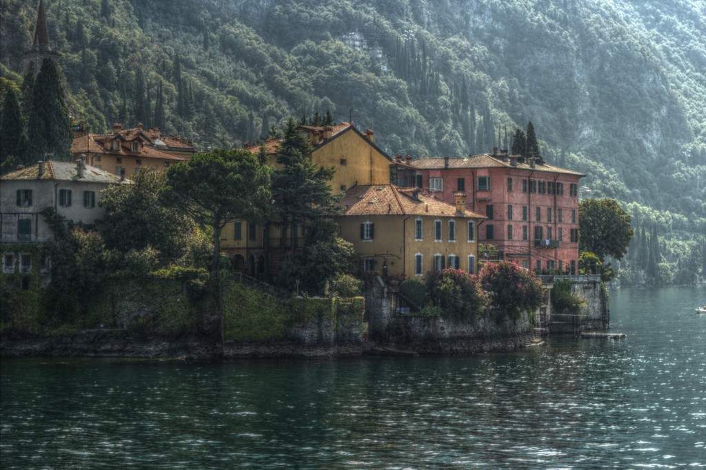 Vista del lago di Como