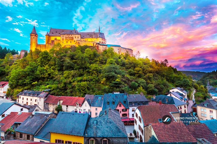Castello di Vianden in Lussemburgo