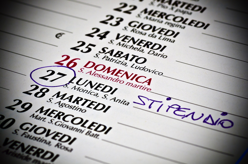 Arriva lo stipendio!