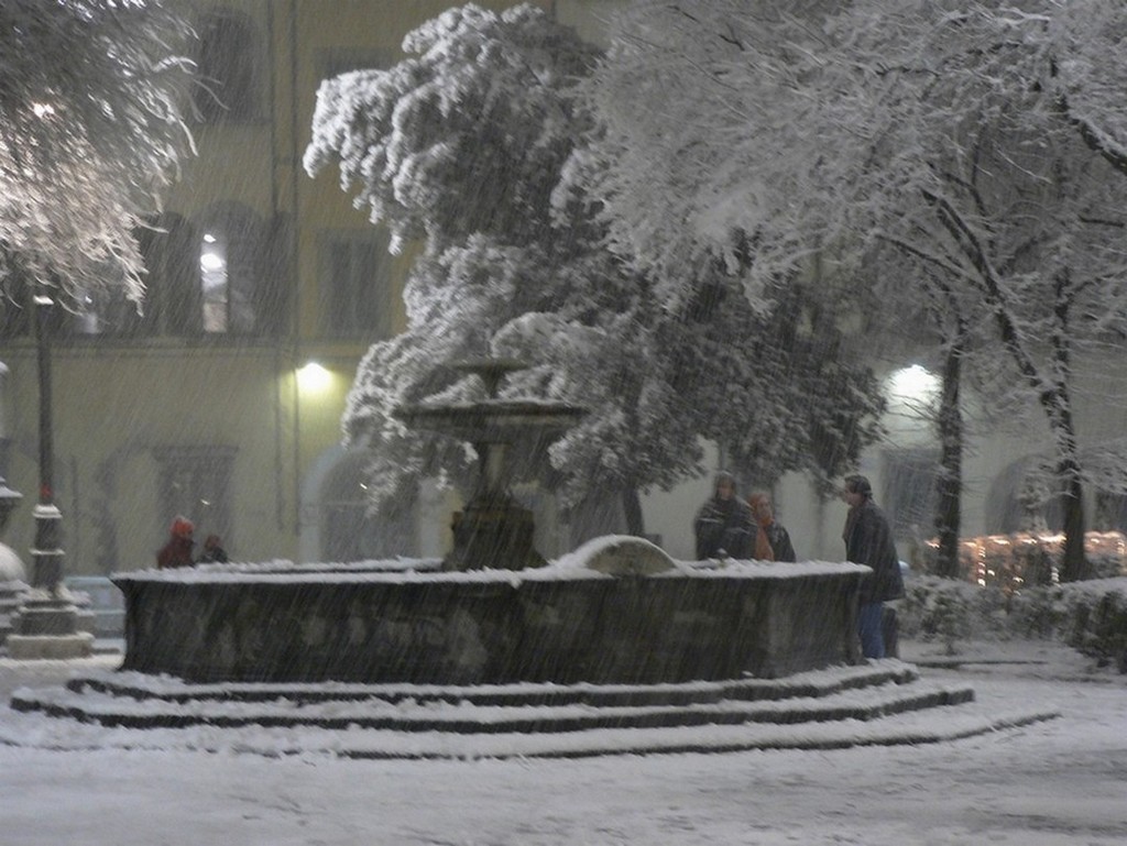Firenze:neve a Santo Spirito