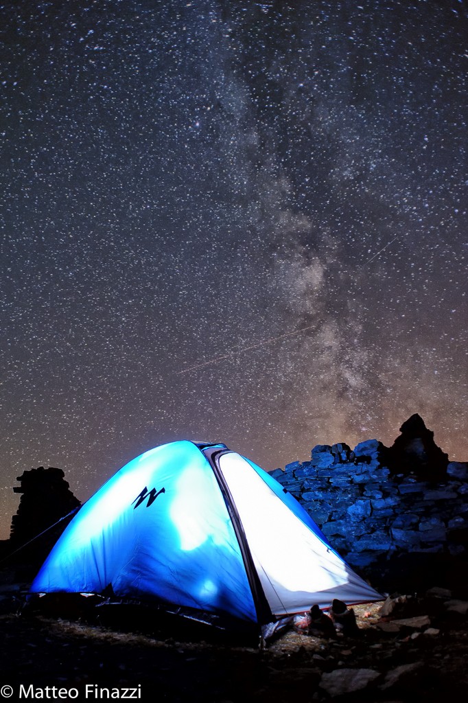 Bivacco sotto le stelle