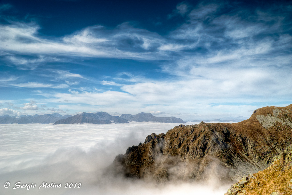 Val Chisone sotto le nuvole