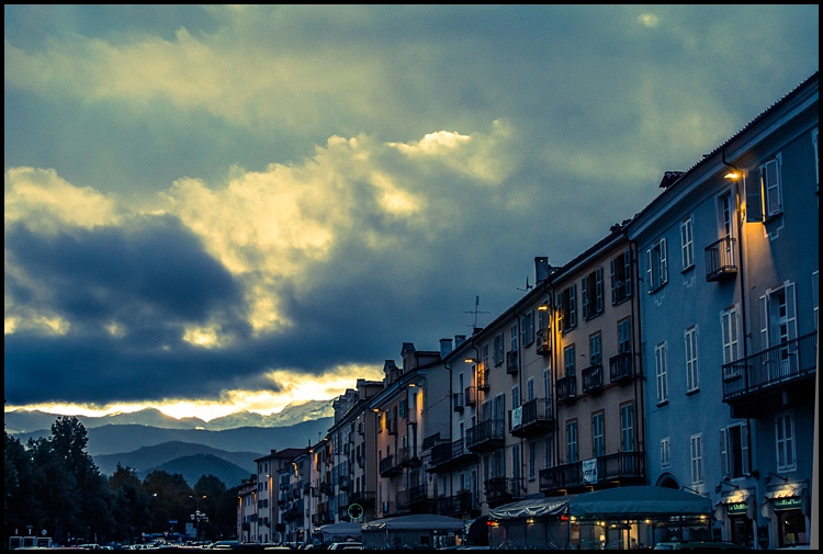 Pinerolo,after the rain