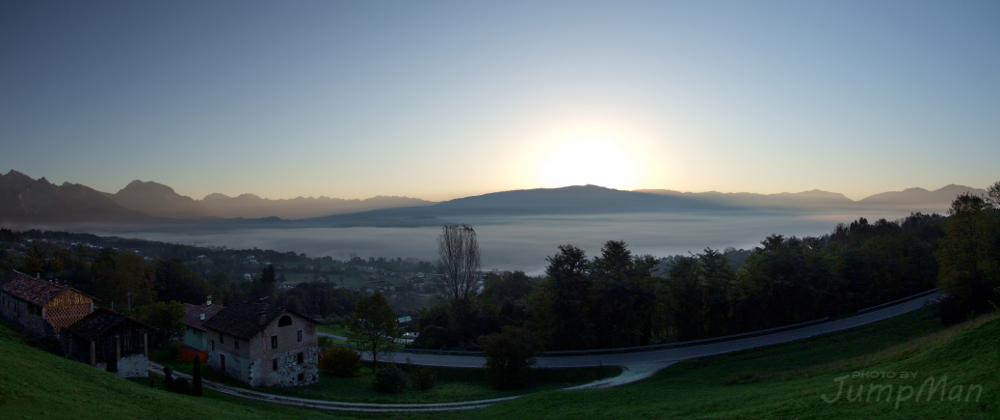 Nebbia in Valbelluna
