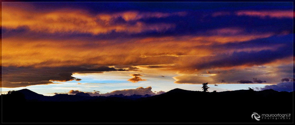 Tramonto dal cavalcavia