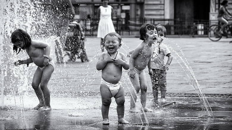 Wow! questo s� che �...un bagnetto!