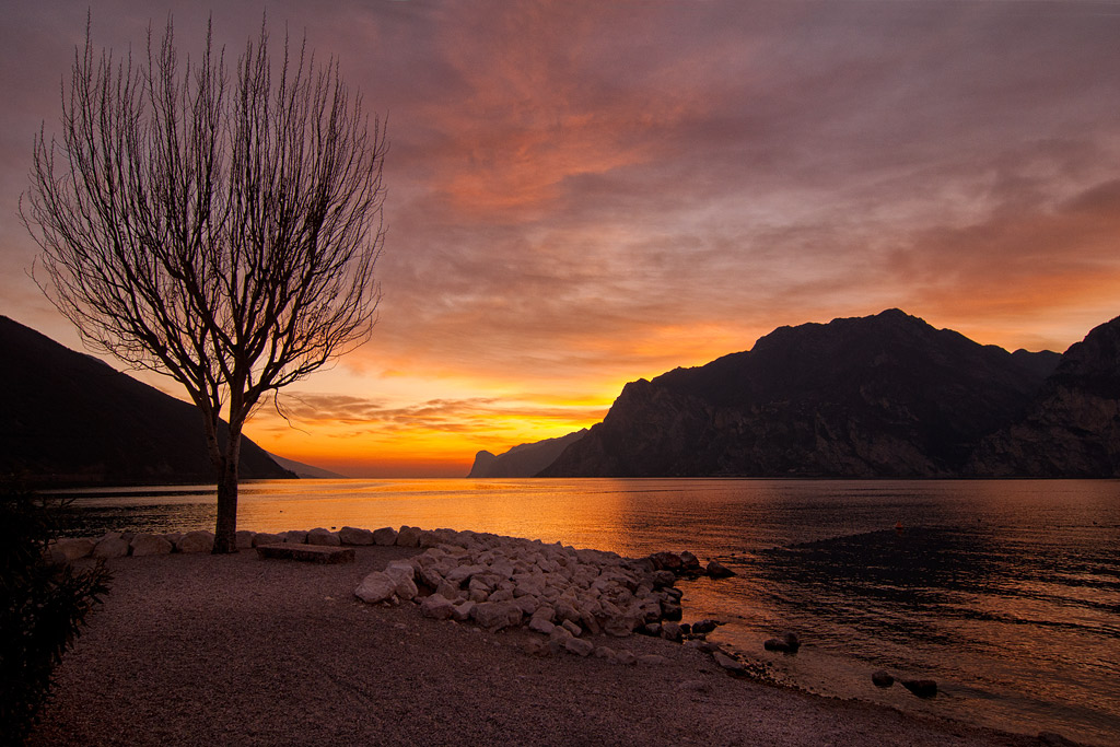 Tramonto a torbole