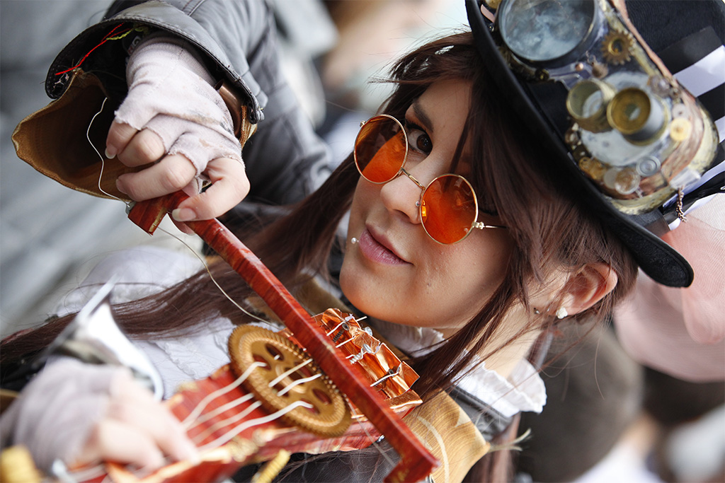 Violinista Steampunk senza PP