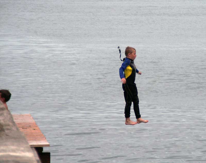In equilibrio...sul pelo dell' acqua