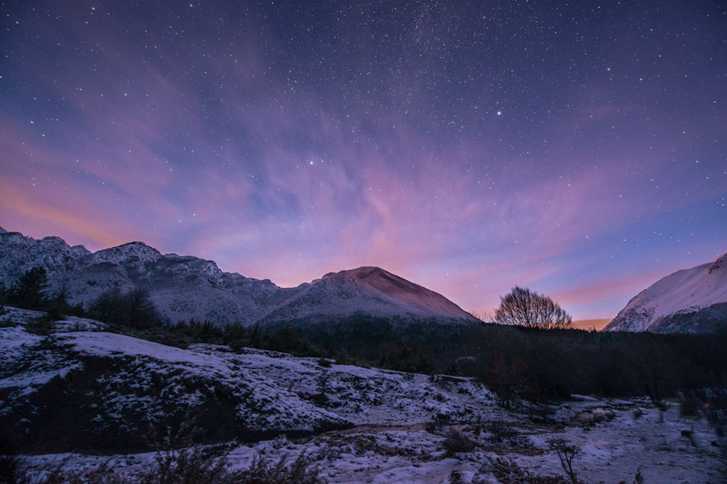 tramonto Parco nazionale d'Abruzzo