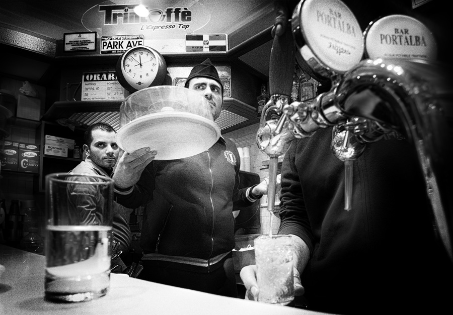 Un p� d'acqua, grazie.