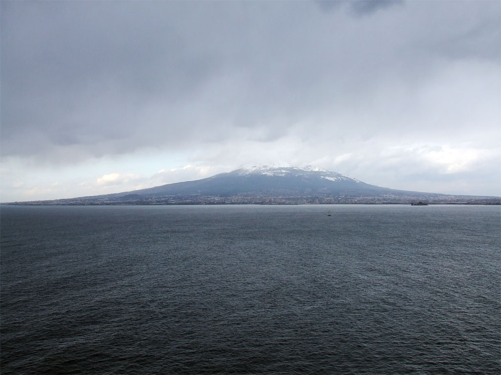 Vesuvio innevato
