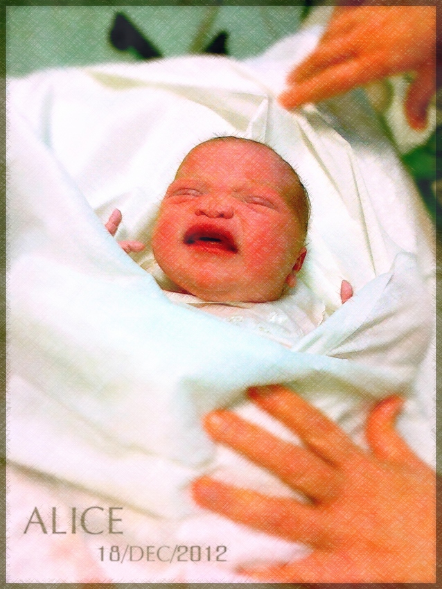 Alice was born
