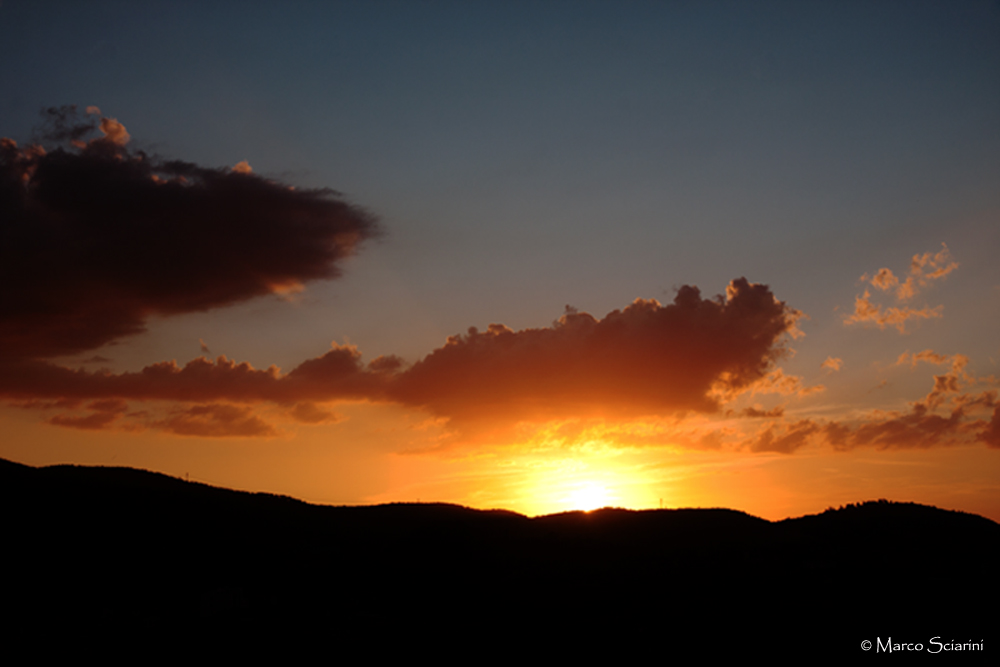 Tramonto a San Gimignano