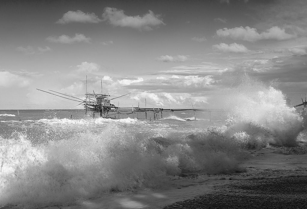 trabocco turchino b/n - san vito chietino