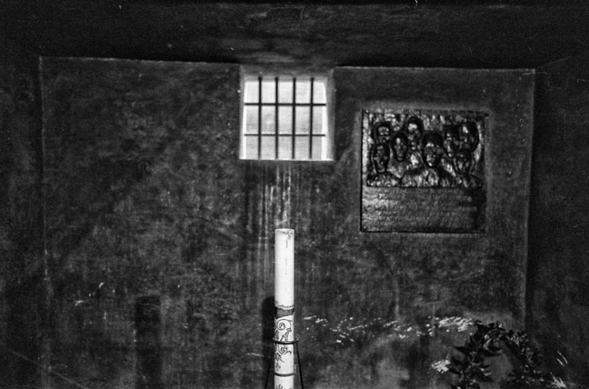 la cella di padre kolbe auschwitz, gennaio 2008