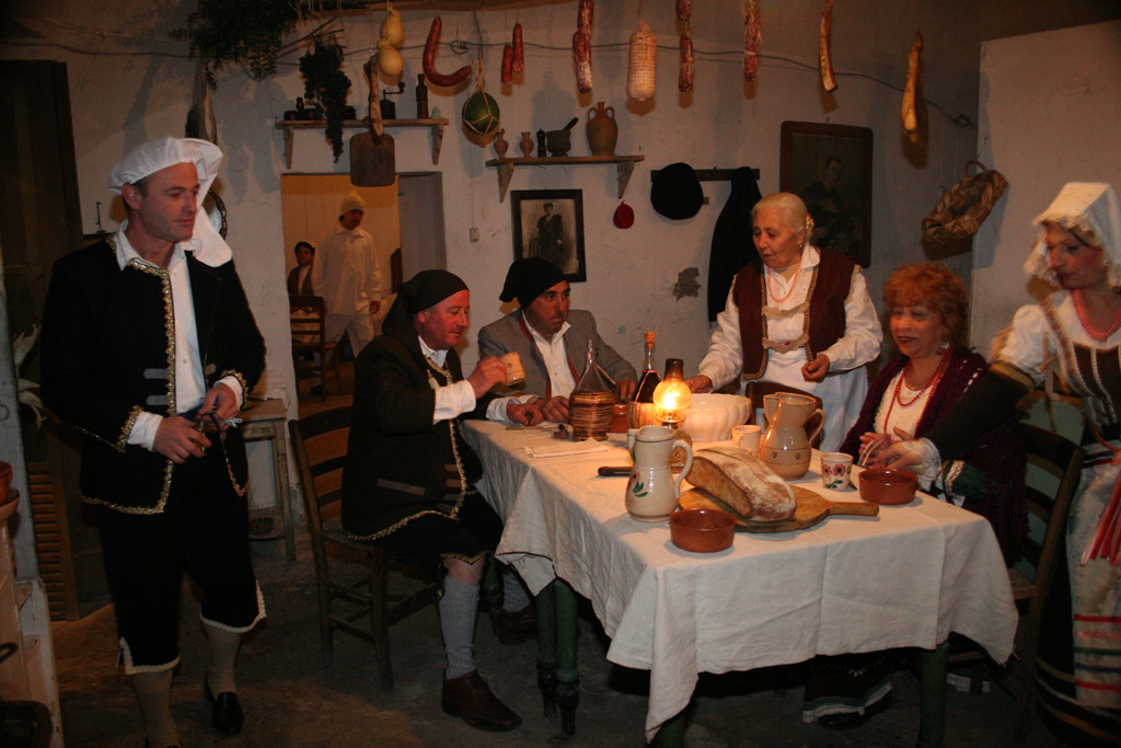 interno di cucina napoletana del '700