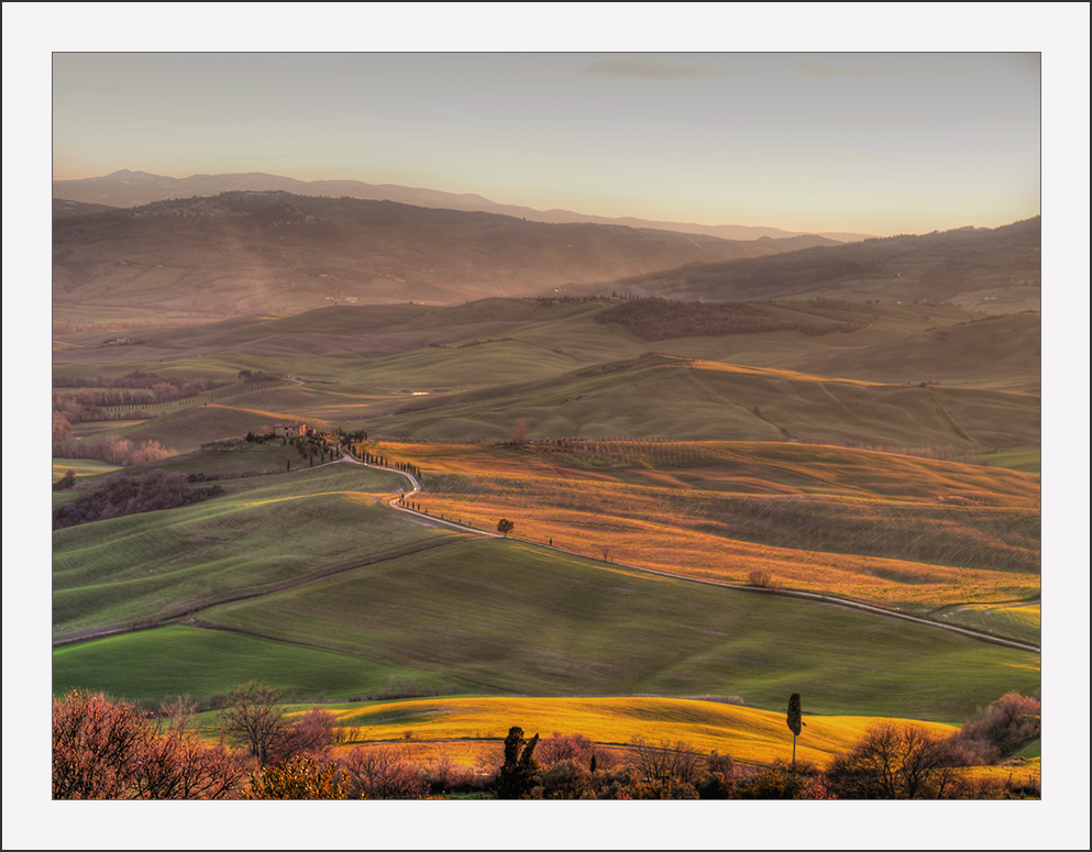 Tramonto a Pienza