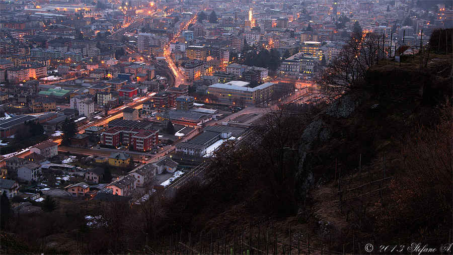 Prime luci sulla citt�