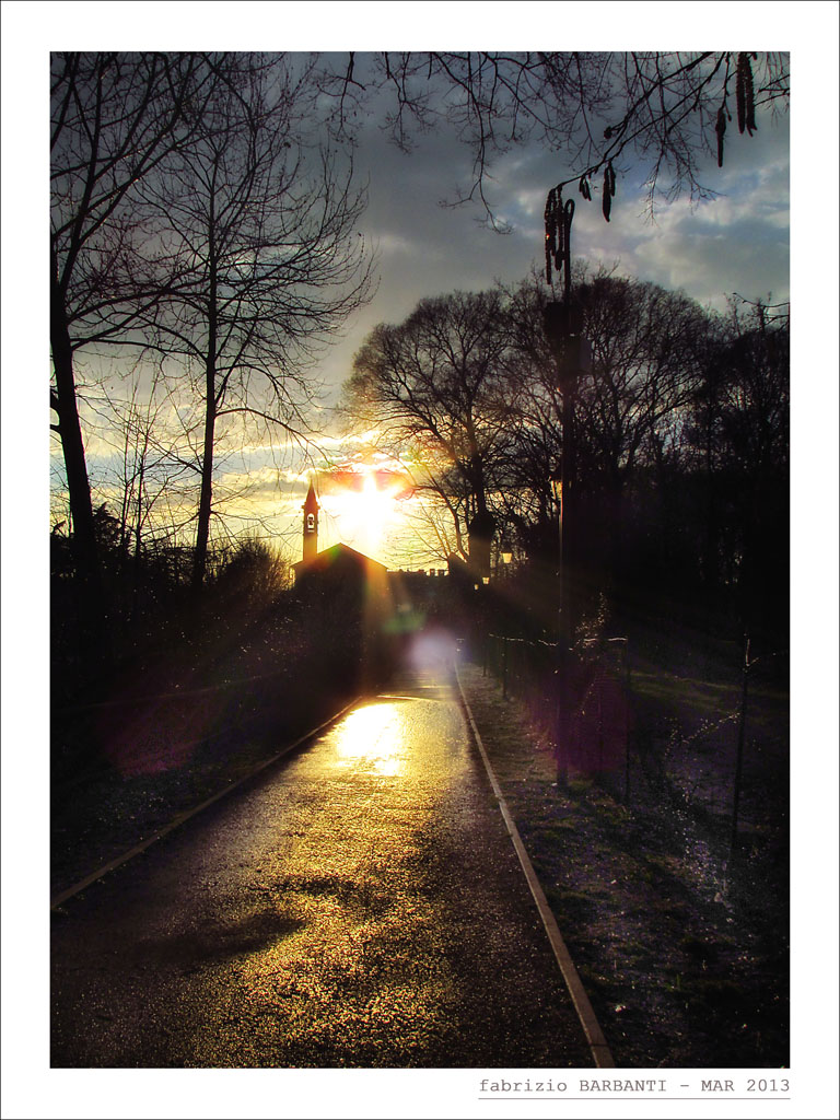 Cernusco al tramonto