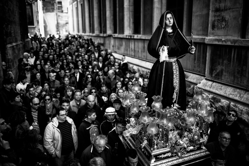 Processione dell'Addolorata, Taranto, marzo 2013.