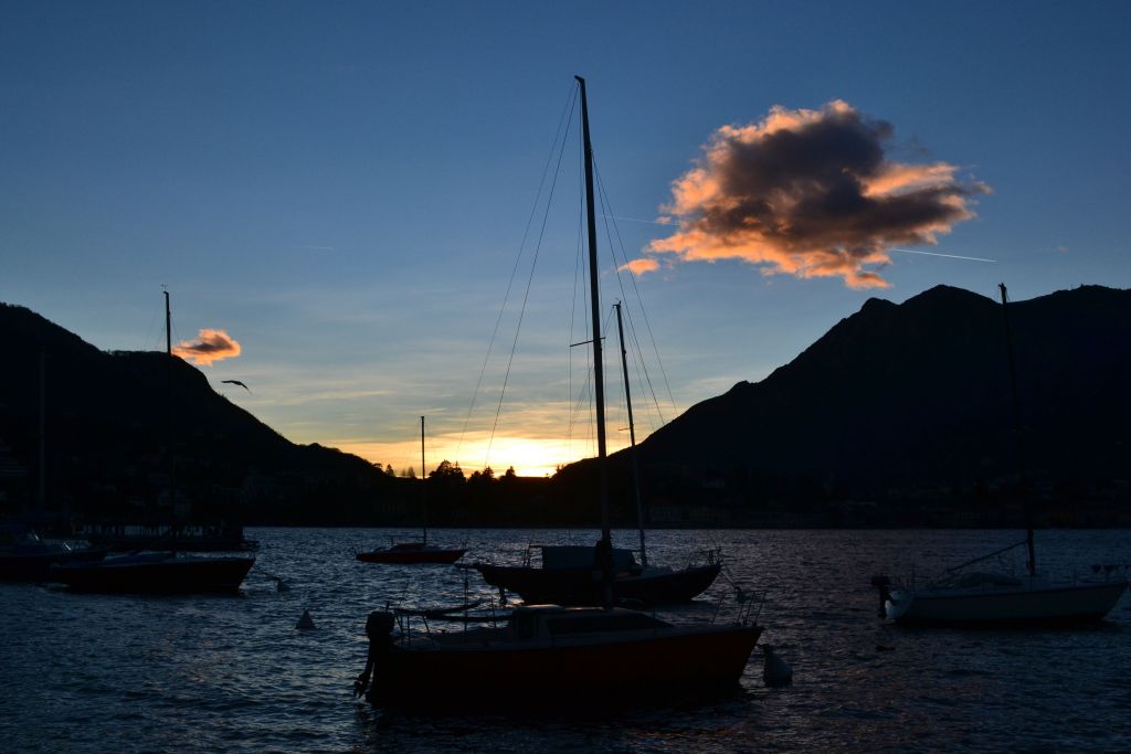 Tramonto a Lecco