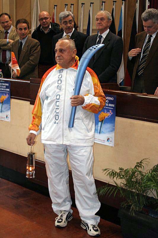 Ercole Baldini con Fiaccola e Lanterna