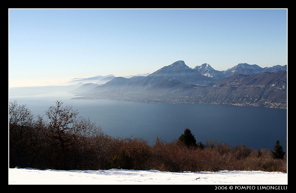 basso lago di Garda visto dal Monte Baldo