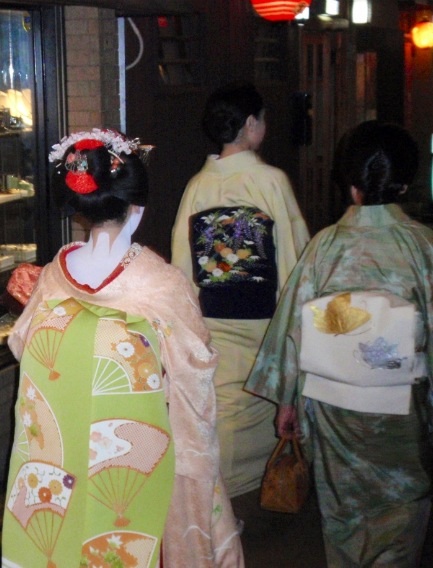 Geisha walk in Kyoto