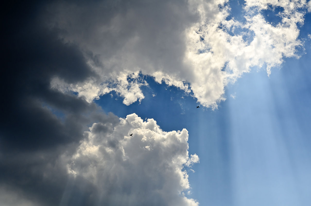 In fuga dalla minaccia...