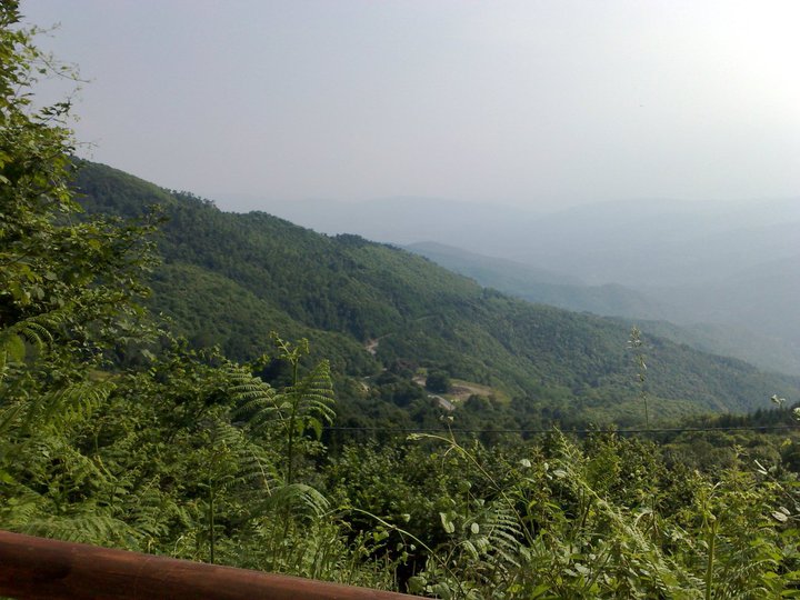 Panorama sulla valle pistoiese