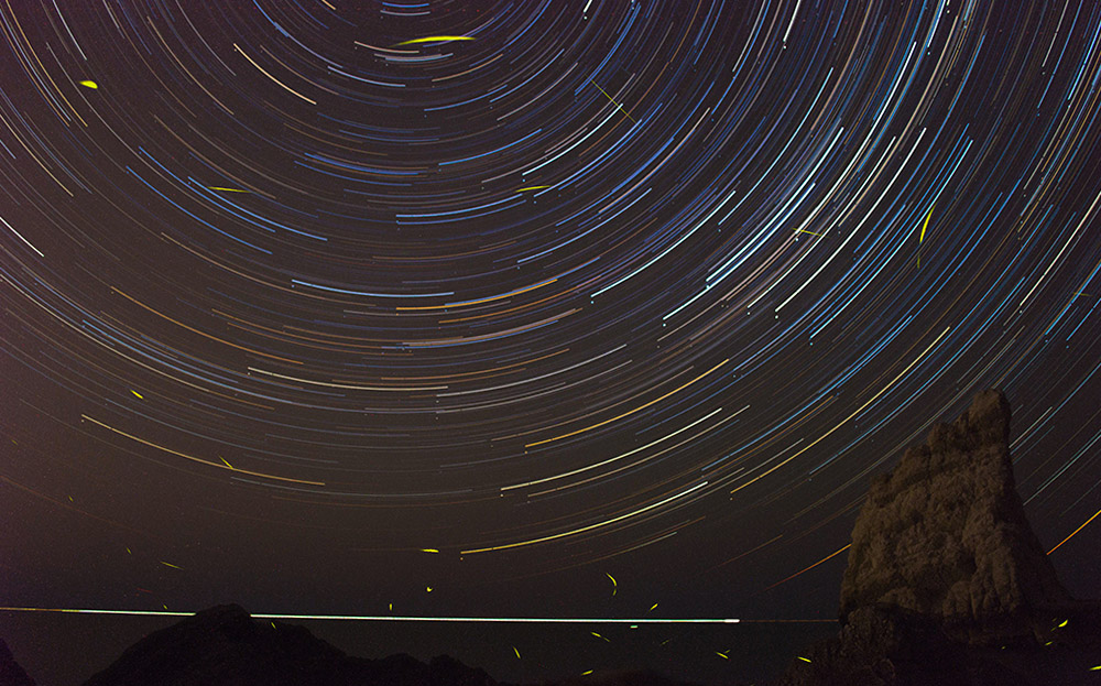 startrails a Portonovo