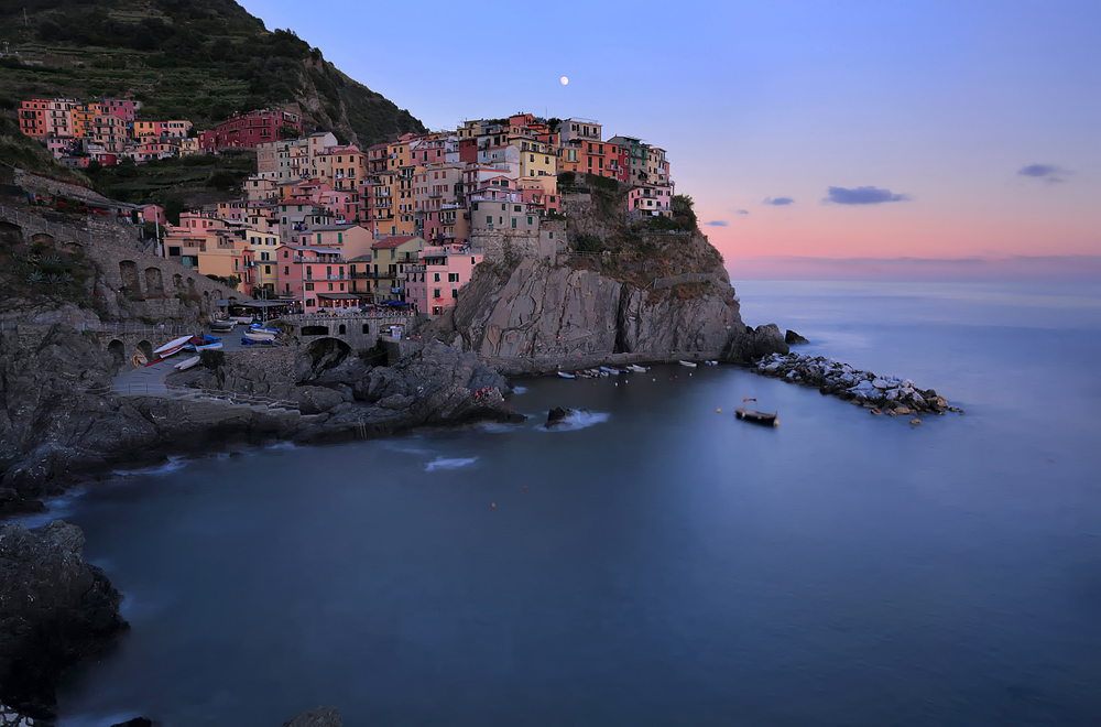 Tramonto sulle 5 terre