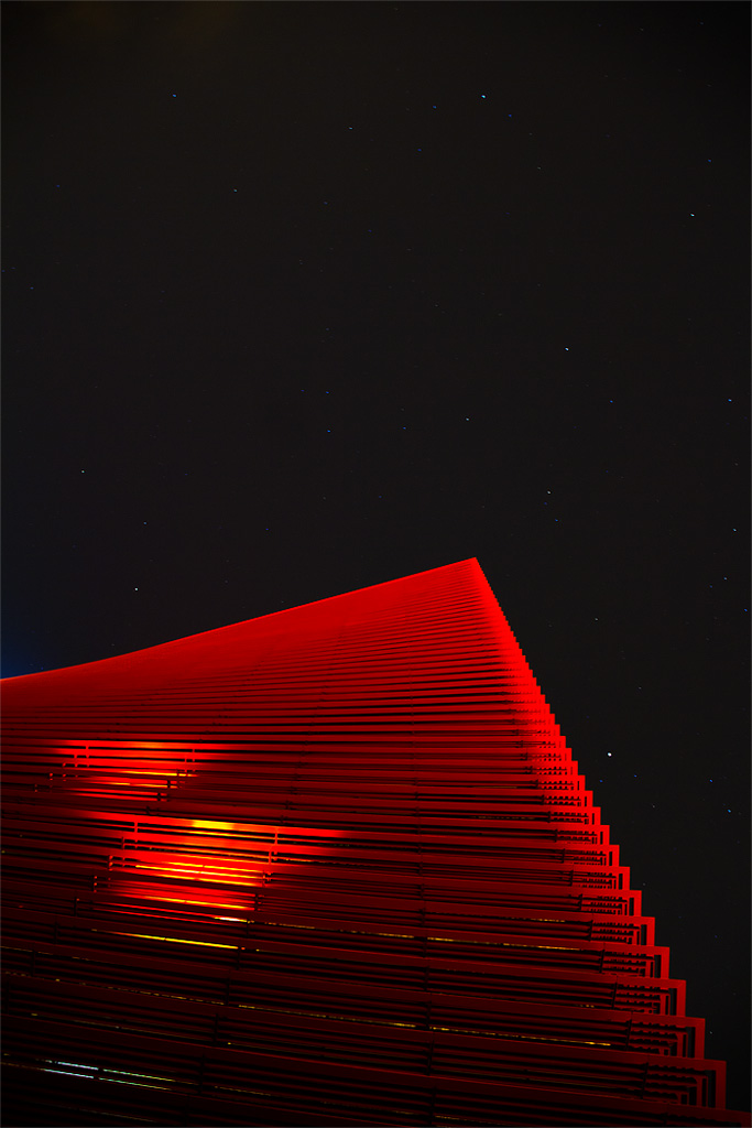 NET Tower by night