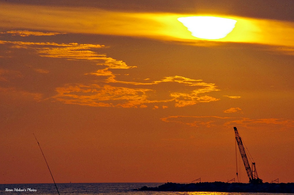 Un tramonto in costruzione..!!