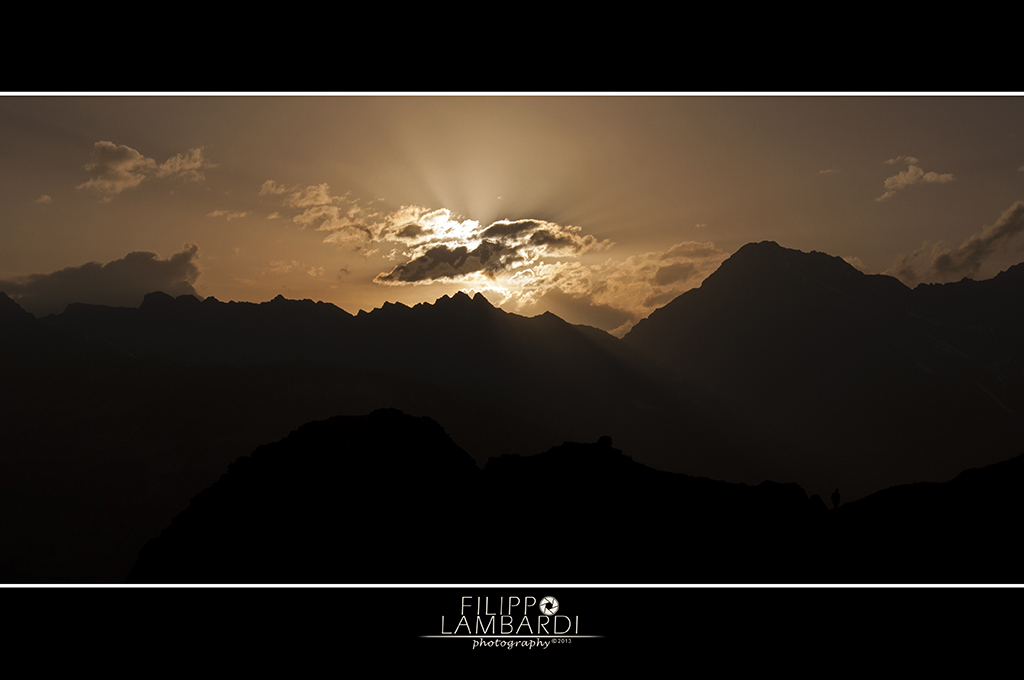 Tramonto al rifugio Chabod