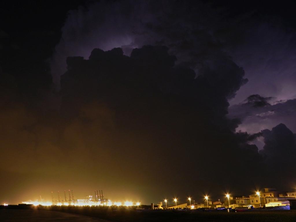 poco prima del nubifragio